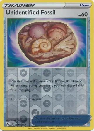 Astral Radiance Unidentified Fossil #157/189 reverse holo